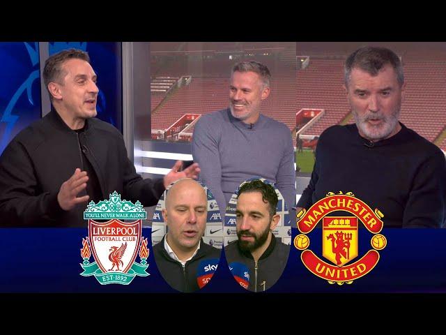 Roy Keane, Gary Neville And Jamie Carragher Crazy Review️ Arne Slot And Ruben Amorim Interview