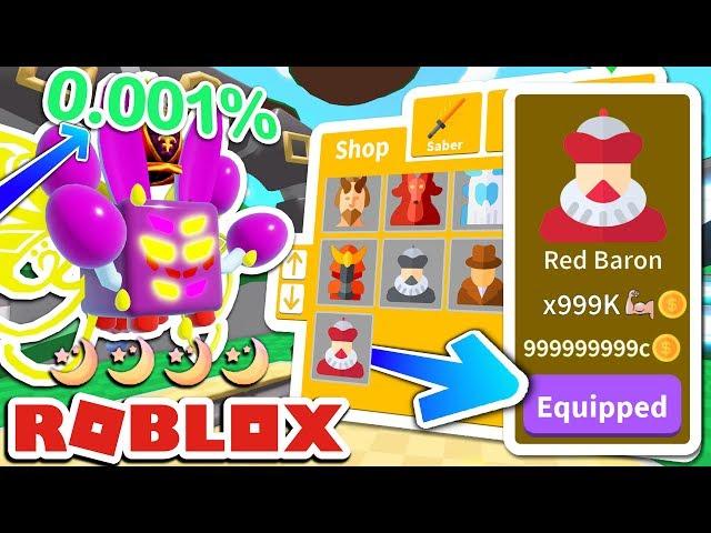 NOOB gets RAREST PET and MAX CLASS in SABER SIMULATOR... (ROBLOX)