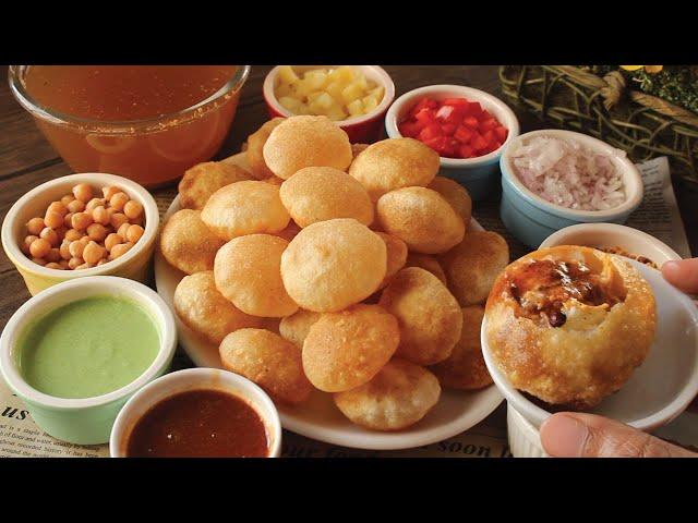 Perfect Golgappa/Pani Puri Recipe By Chef Hafsa