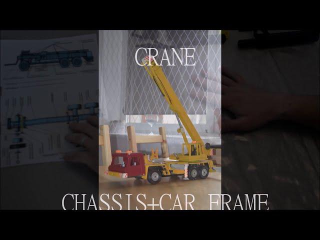 Model Crane AD28 video guide-build 3d printed. Part#1 (Chassis + Car frame)