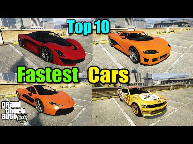 Top 10 Fastest Cars In GTA 5 Story Mode (2025)