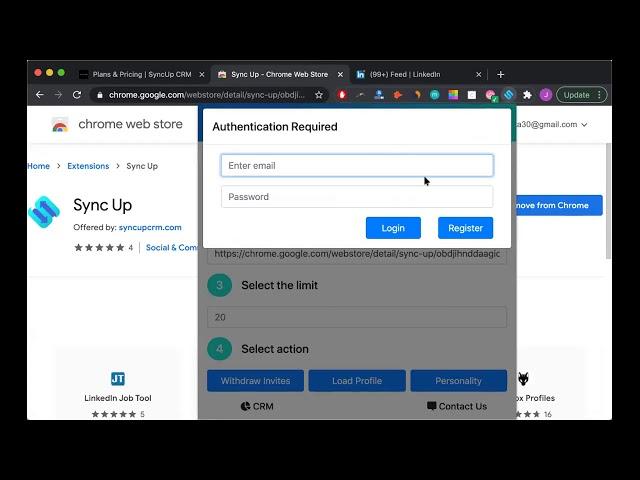 Linkedin Automation: How To Get The Sync Up Extension