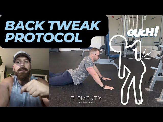 Back Tweak Fix! (flexion-intolerant protocol)