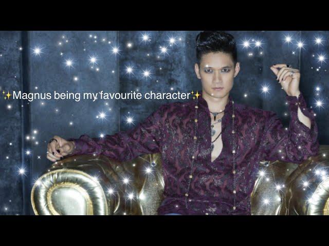 Magnus Bane being my favourite character (and a mood) for 3 minutes bi