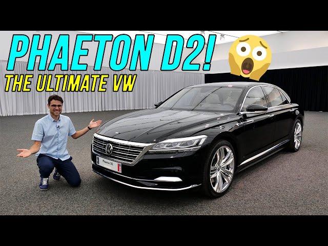 Volkswagen kept this ultimate luxury sedan secret - UNTIL NOW! Exclusive REVEAL of the VW Phaeton D2