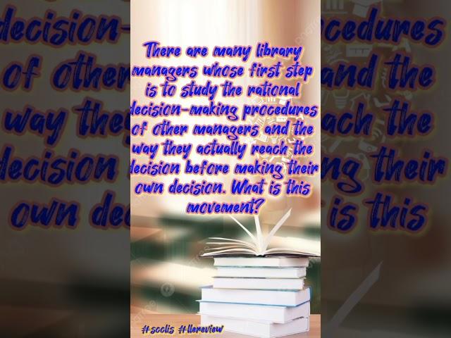 Library Management  Review #librarianexam #management #reviewquestion #shortvideo #scclis