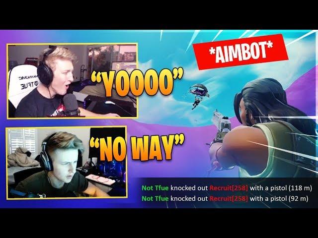Tfue Shocked Symfuhny with his CRAZY AIMBOT Kills - Fortnite Funny Moments Highlight
