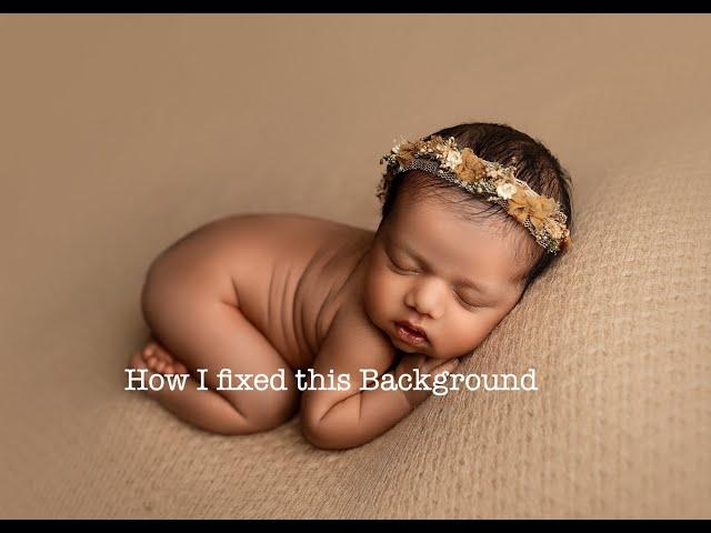 Fixing a Newborn Photography background in Photoshop | 2024 Editing Series