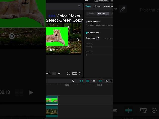 Easiest way to remove green screen in CapCut! #videoediting #capcut