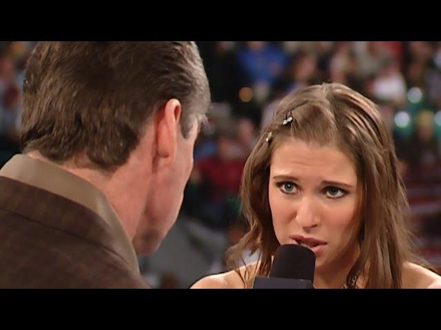 Vince Mcmahon, Shane Mcmahon & Stephanie Mcmahon Segment - RAW IS WAR