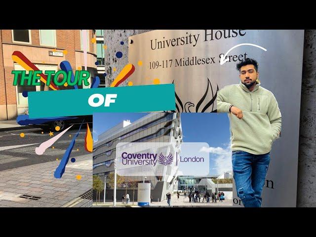 The tour of Coventry university London Campus ||   When Indian Guys Explore London  ||