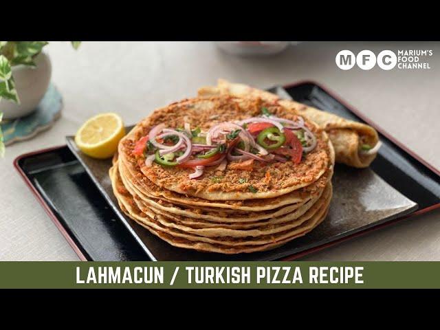 Lahmacun Recipe / Turkish Pizza / Meat Pides / 2 Easy Methods With Pan & Oven!!!