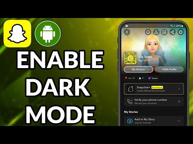 How To Enable Dark Mode On Snapchat Android