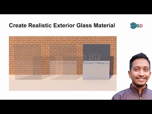 How to Create Realistic Exterior Glass Material in V-ray for SketchUp | Sketchup Tutorial Bangla