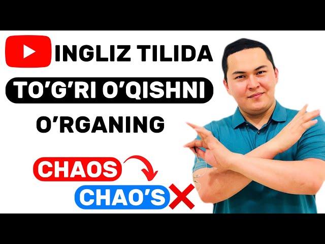 Ingliz tilida qanday to’g’ri o’qish kerak? Inglizchada to’g’ri o’qish sirlari. Ingliz tili 0 dan