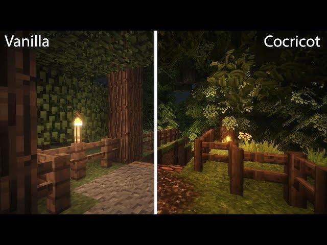 Minecraft Vanilla vs Cocricot [4K/60FPS]