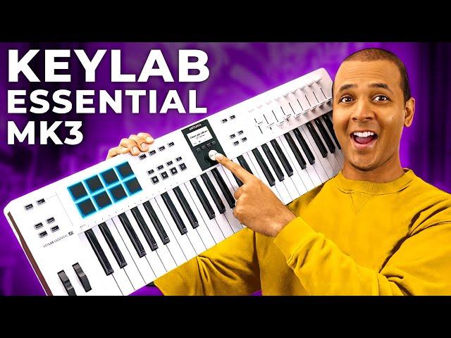 Best NEW budget MIDI keyboard? Arturia Keylab Essential MK3 Review