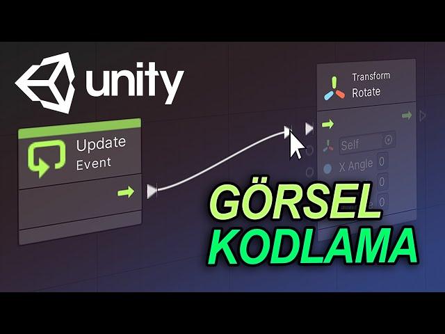 UNITY'DE GÖRSEL KODLAMA NASIL YAPILIR?