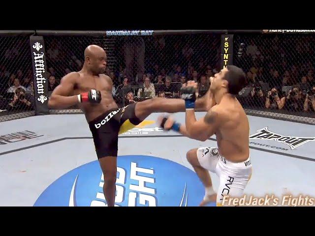 Anderson Silva vs Vitor Belfort Highlights (Legendary KNOCKOUT) #ufc