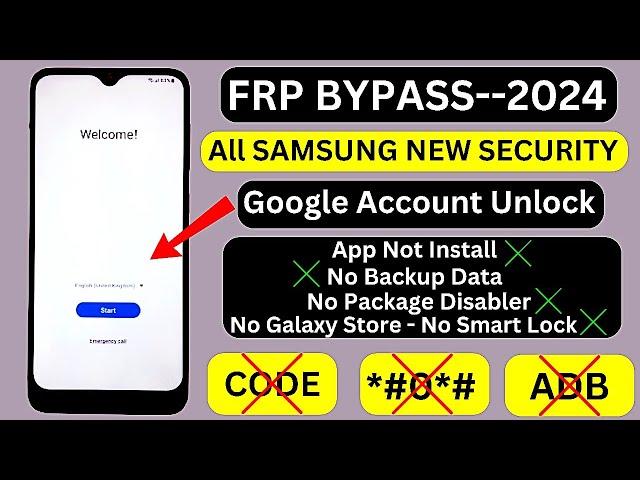 Finally All Samsung Frp Bypass Android 11/12/13 New Security 1 Click Frp Unlock Tool 2024 New Method