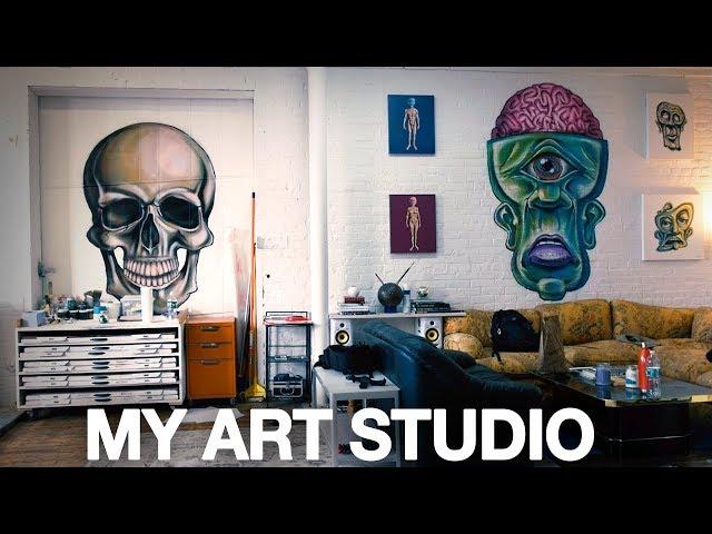 How did I get my own Studio? - (In Depth Art Studio Tour)