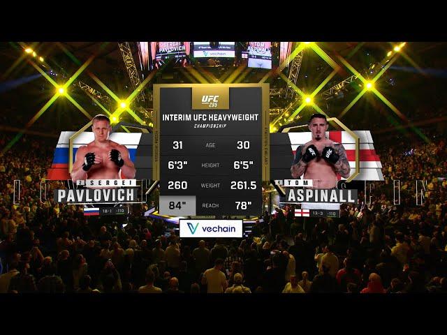 Tom Aspinall x Sergei Pavlovich | LUTA COMPLETA | UFC 304