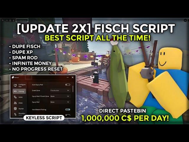 [UPD 2X] Fisch Script *DUPE XP and MEGAGOLDON* (Native Hub) New Version | Autofarming | Mobile & PC