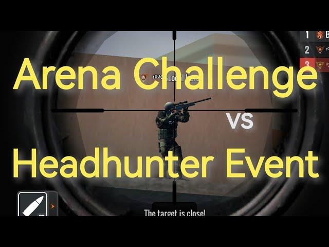 Finishing an Arena Challenge and a Headhunter Event || Sniper 3D Assassin #sniper #gaming #shooting
