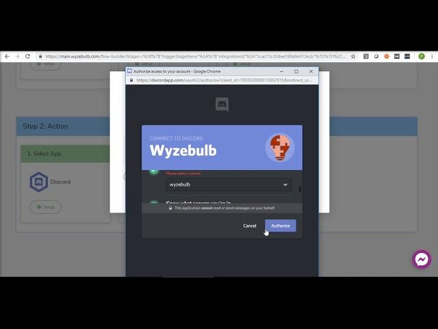 Send Facebook comments to Discord channel in real-time