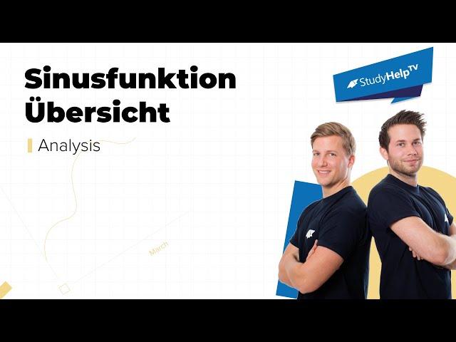 Sinus | Grundlagen inkl. Ableiten | Trigonometrische Funktionen | StudyHelpTV