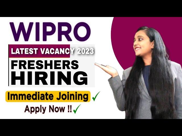 Wipro Recruitment 2023 | Wipro Jobs For Freshers 2023 | Any Graduate | Job Vacancy 2023 | Mnc Jobs