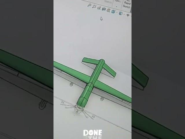 drone making solidworks #shorts #solidworks #catia #engineering #aerospace #drone #aviation
