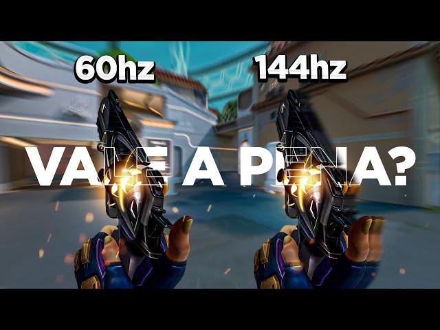 6 Meses DEPOIS USANDO 144hz! *Realmente Vale a Pena? (VALORANT)