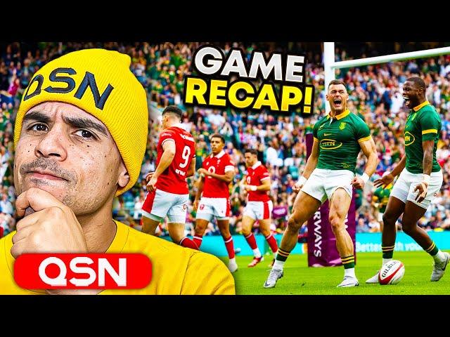 American's Recap of SA vs Wales Game | The Young Boks STEPPED UP!