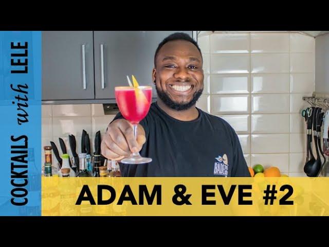 How to make a ADAM & EVE N.2 with LELE | COCKTAIL with COCKTAIL with GIN, COGNAC and CASSIS