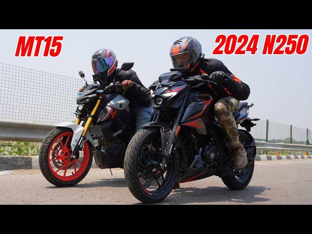 2024 Pulsar N250 vs Yamaha MT15 Drag Race