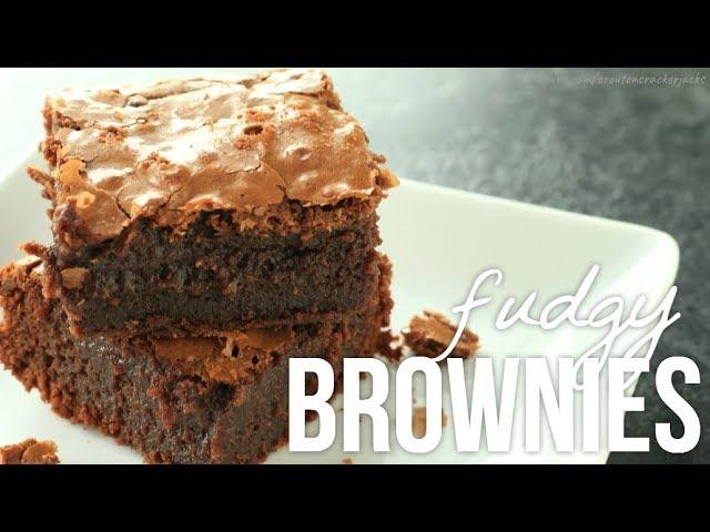 Homemade Fudgy Brownies!! How to Make Fudge Brownie Recipe