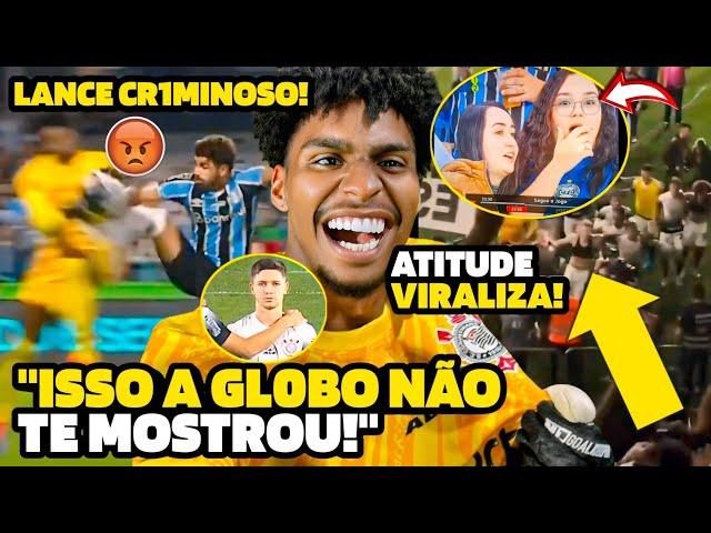 ATITUDE DOS JOGADORES VIRALIZA E HUGO SOUZA FAZ CORINTHIANS TOMAR ATITUDE! TORCEDORA INFILTRADA E+