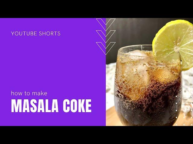 Masala Coke/Cold Drink Recipe With Coca Cola #shorts