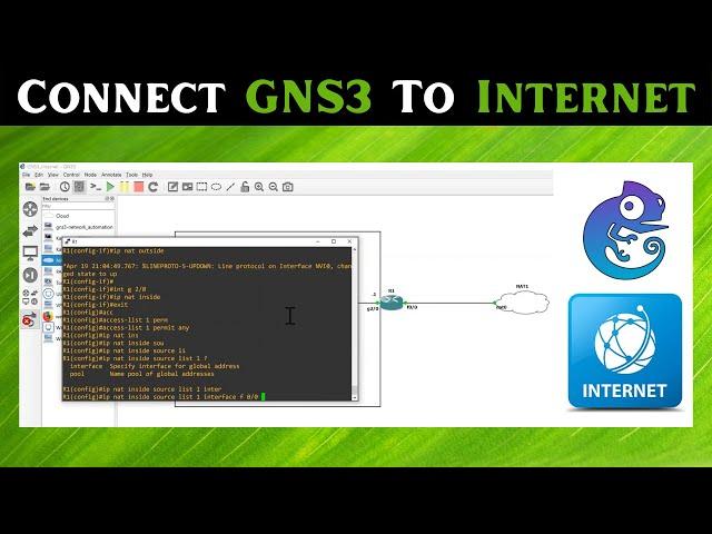 How to access/connect internet from GNS3 | IT Ideas | NAT Cloud