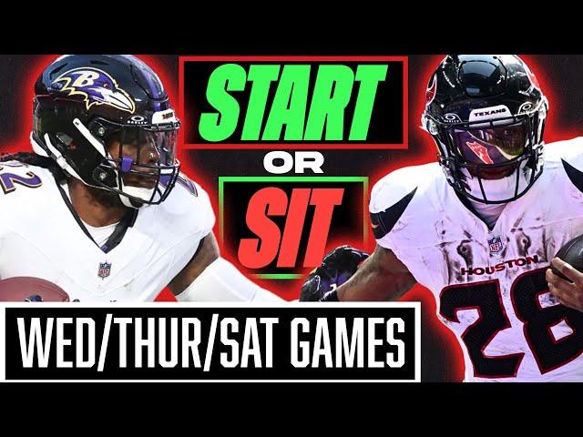  WEEK 17 ALL POSITIONS MUST Start/Sit Analysis for WED/THUR/SAT!  | 2024 Fantasy Football Advice