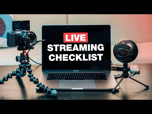 The Ultimate Live Streaming Equipment Checklist