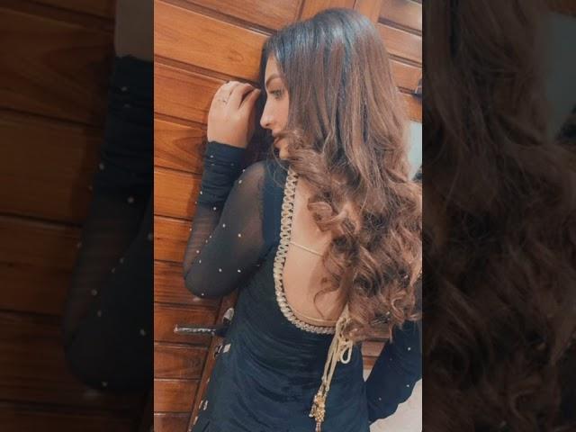 Isha Sharma New Punjabi Black Suit Back Video  #ishasharma #reels