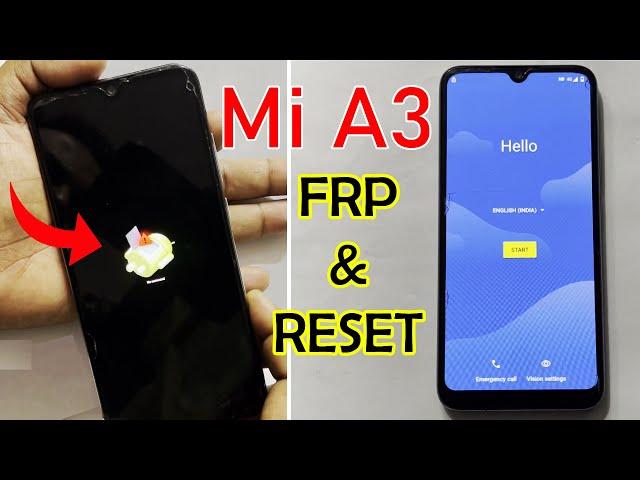 Xiaomi Mi A3 :-  Hard Reset/FRP Bypass - No PC Need (2023 Latest Update) 100% WORK