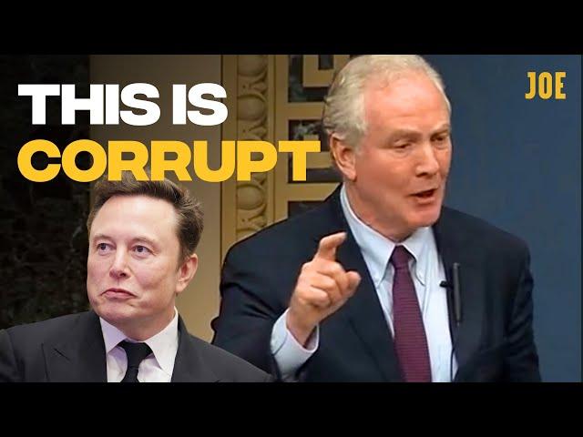 Senator attacks Musk DOGE scam and Trump deal with oil barons