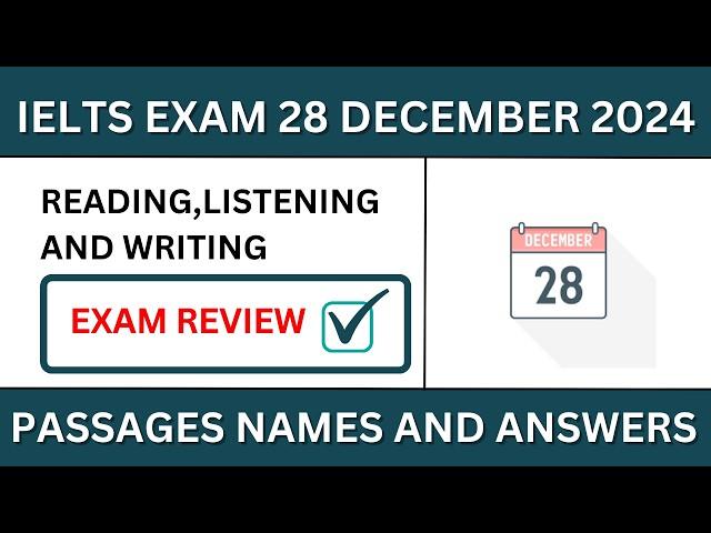 28 December Ielts exam evening slot answers and review | 28 December exam listening & reading answer