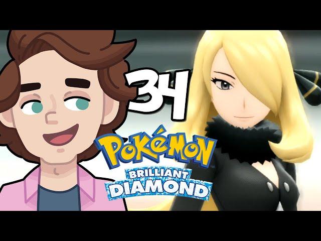 CYNTHIA DESTROYS ME - Pokemon Brilliant Diamond - Part 34 (Blind)