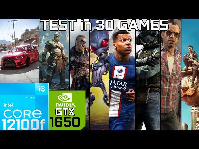 GTX 1650 + i3 12100f | Test in 30 Games