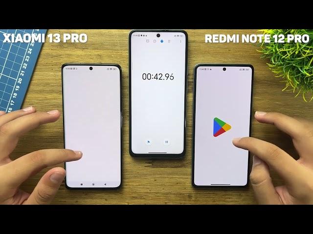 XIAOMI 13 PRO VS REDMI NOTE 12 PRO - FIRST SPEED TEST