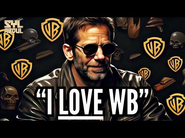 "I LOVE WB" - ZACK SNYDER 